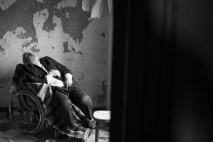 screenshot from the film a volte nel buio